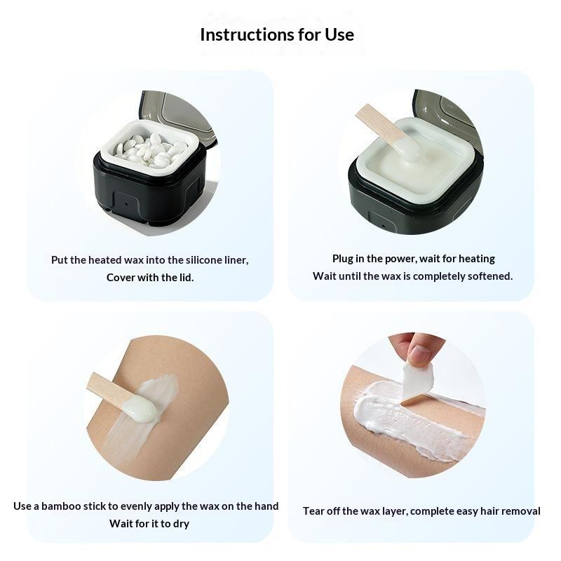 Mini Wax Heater Machine Silico - Waxing Kit Home review and price
