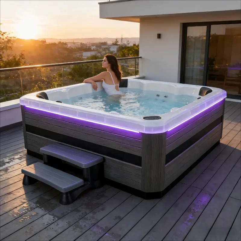 Outdoor Jacuzzi Multiplayer He - Spa Wellness Jacuzzi review and price