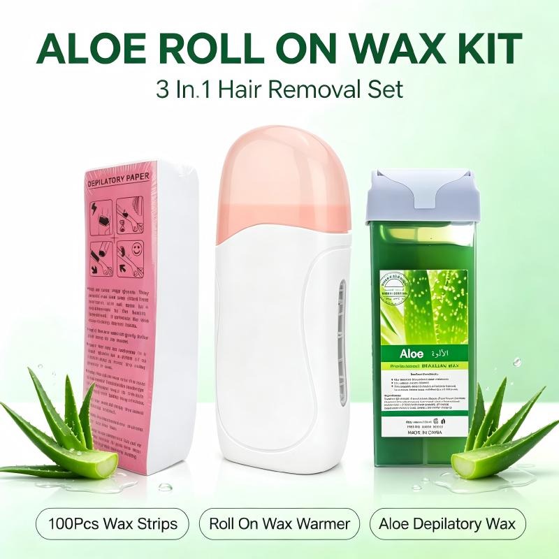 Portable Roll on Wax Kit Roll  - Waxing Kit Home review and price