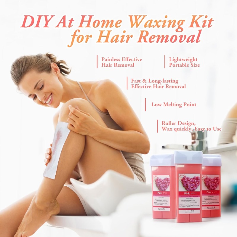 Portable Roll on Wax Kit Roll  - Waxing Kit Home review and price